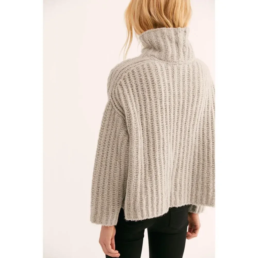 Free People Fluffy Fox Oversized Sweater